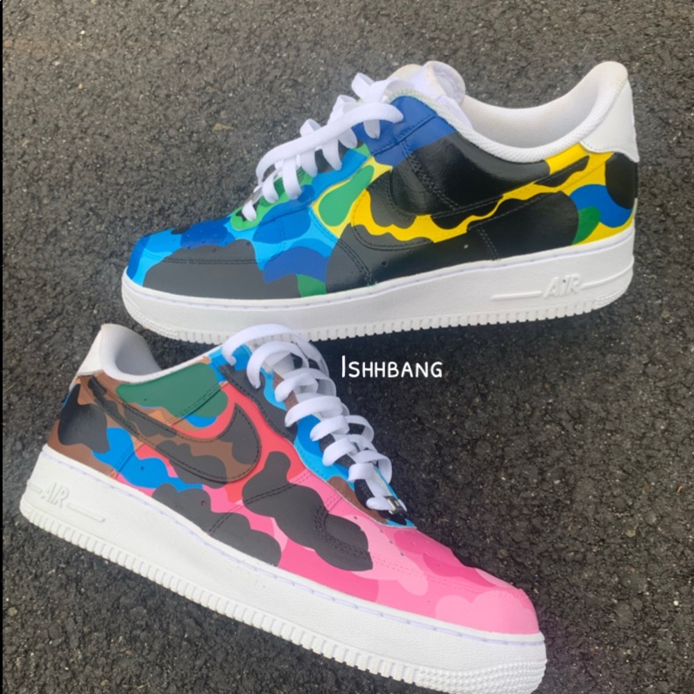 Custom Air Force 1 Camo Customized Air Forces